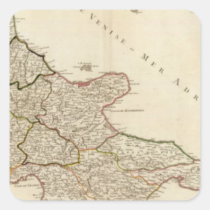 Italy 10 square sticker