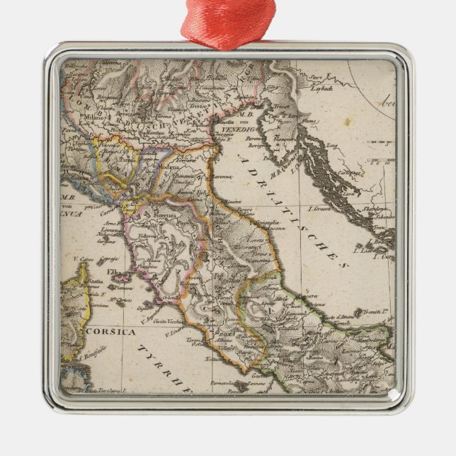 Italy 11 metal tree decoration (Front)