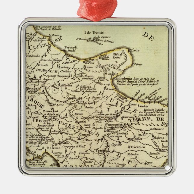 Italy 14 metal tree decoration (Front)