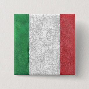 Italy 15 Cm Square Badge