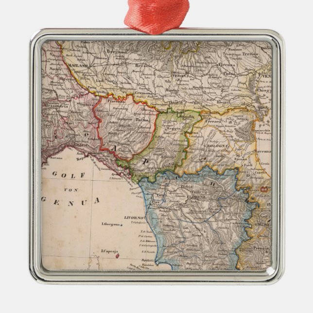 Italy 15 metal tree decoration (Front)