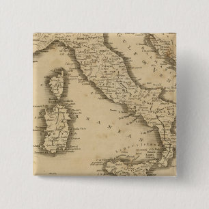 Italy 18 15 cm square badge