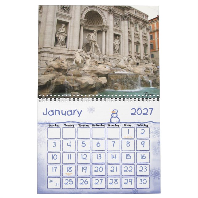 Italy 2015 photography calendar (Jan 2027)