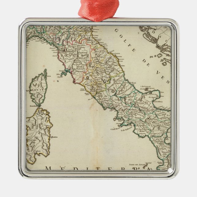 Italy 21 metal tree decoration (Front)