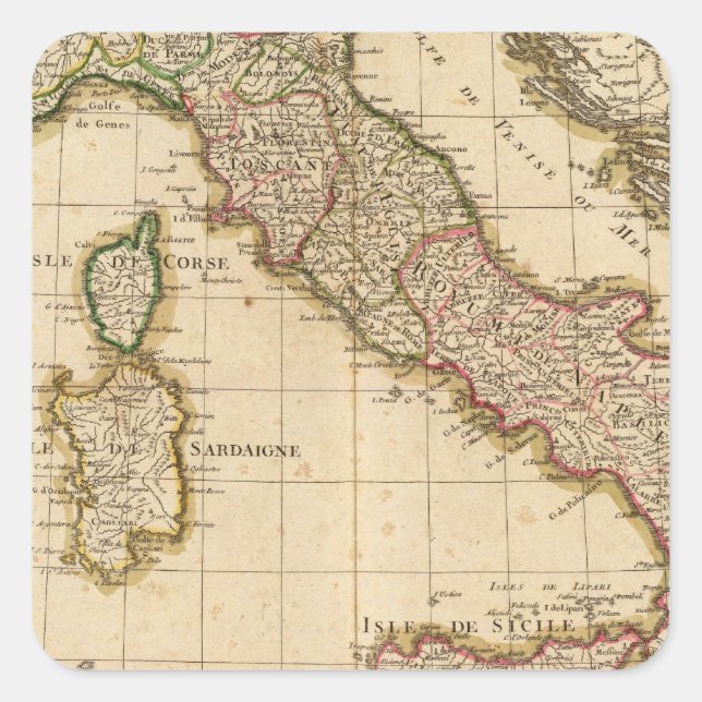 Italy 29 square sticker (Front)