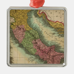 Italy 3 metal tree decoration