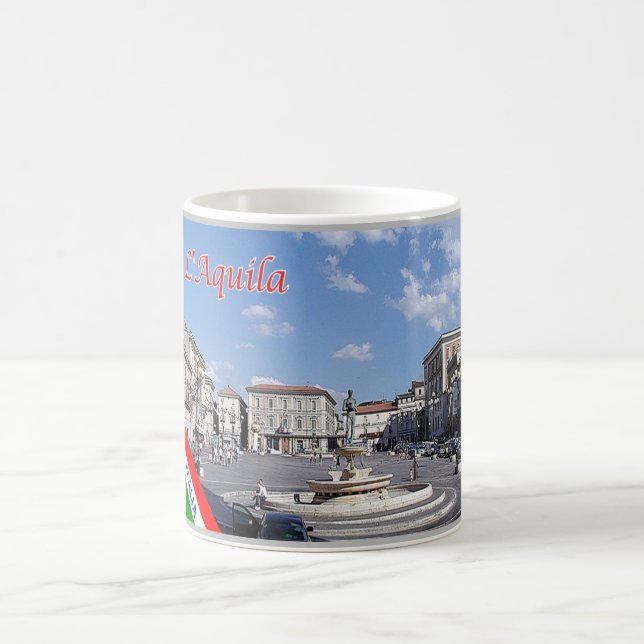 Italy - Abruzzo - L'Aquila - Coffee Mug (Center)