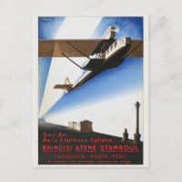 Italy Airline Vintage Poster 1924