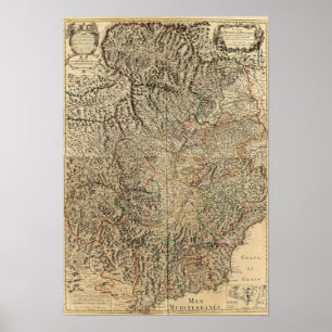 Italy and France Poster