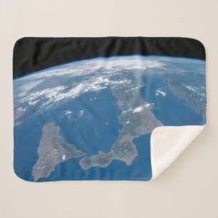Italy And Its Island Sicily. Sherpa Blanket