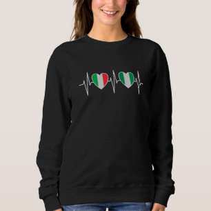 Italy And Nigeria Nigerian Flag Flags Sweatshirt
