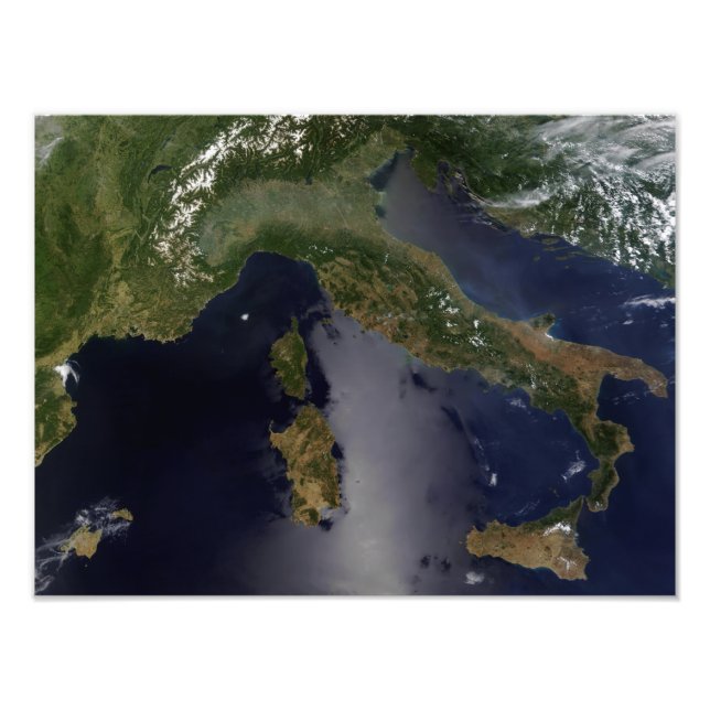 Italy and Southeast France Photo Print (Front)