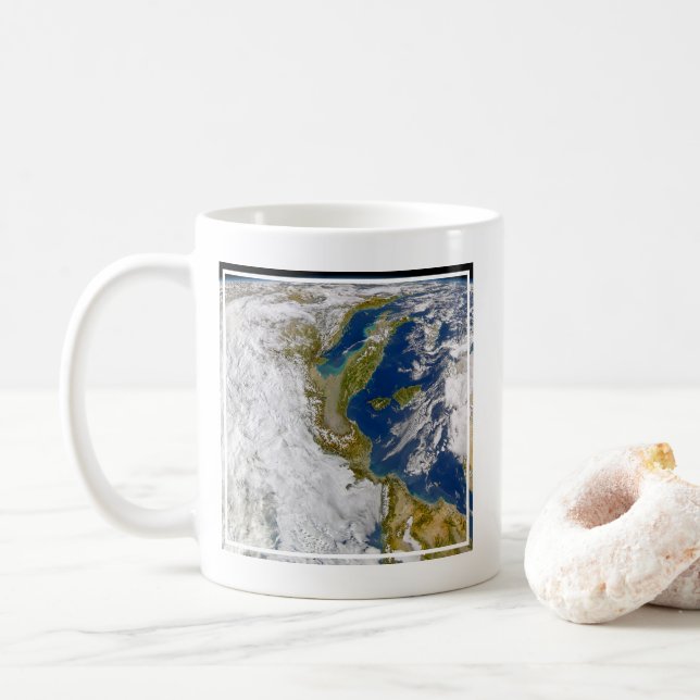 Italy And The Adriatic Sea. Coffee Mug (With Donut)