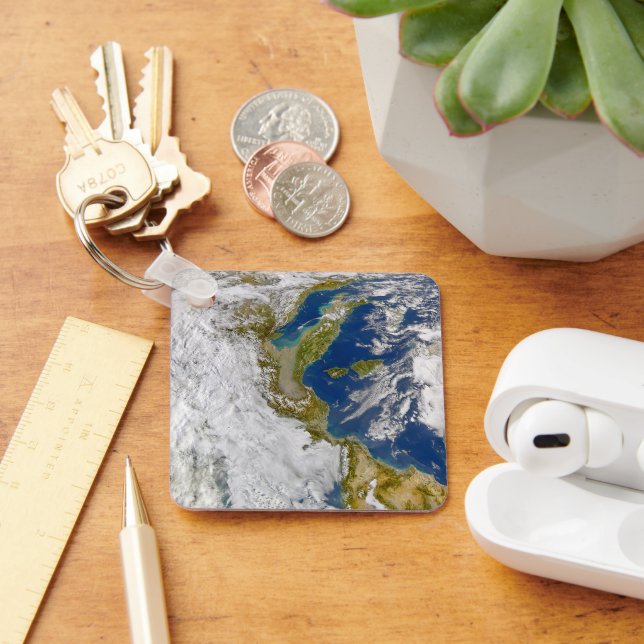 Italy And The Adriatic Sea. Key Ring (Desk)