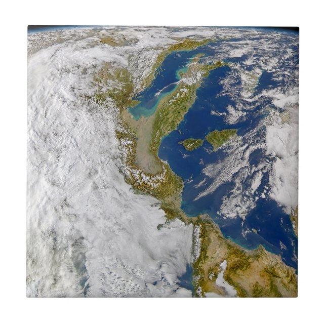 Italy And The Adriatic Sea. Tile (Front)