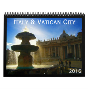 italy and vatican 2016 calendar
