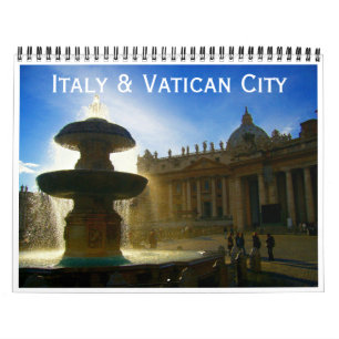 italy and vatican city 2025 calendar