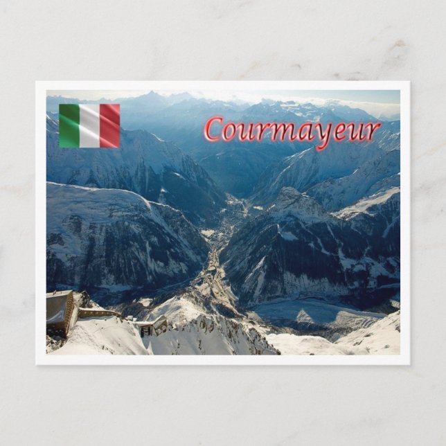Italy - Aosta Valley - Courmayeur - Postcard (Front)