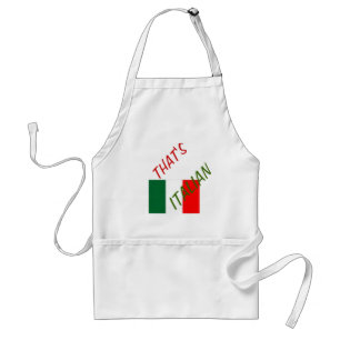 ITALY APRON CUSTOMIZE