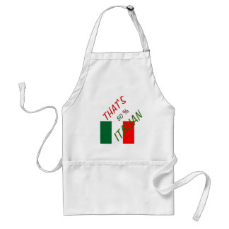 ITALY  APRON  CUSTOMIZE  50% ITALIAN