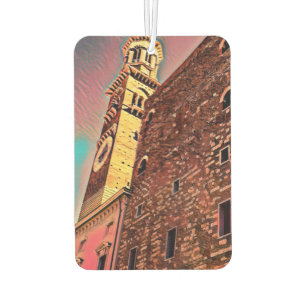 Italy architecture painting car air freshener