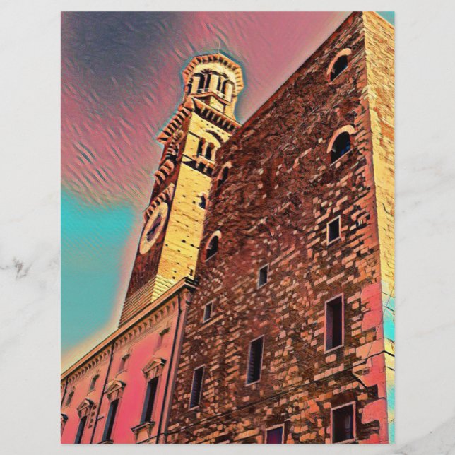 Italy architecture painting flyer (Front)