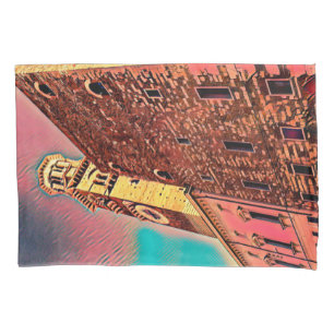 Italy architecture painting pillowcase