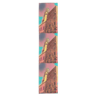 Italy architecture painting short table runner