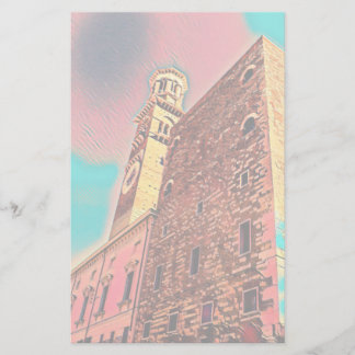 Italy architecture painting stationery