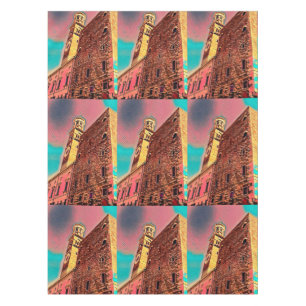 Italy architecture painting tablecloth