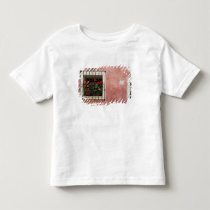Italy, Asciano, Window Boxes with Fresh Spring Toddler T-Shirt
