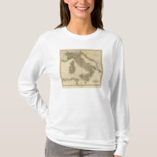 Italy Atlas Map T-Shirt