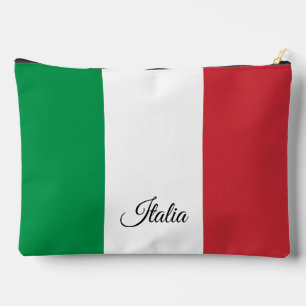 Italy bag, Italia fashion, Italian flag Accessory Pouch
