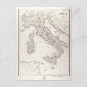 Italy Before Unification Postcard