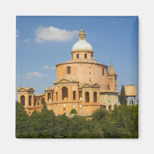 Italy, Bologna, Sunny Day with Portico di San Magnet