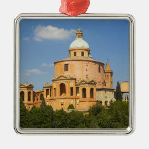 Italy, Bologna, Sunny Day with Portico di San Metal Tree Decoration