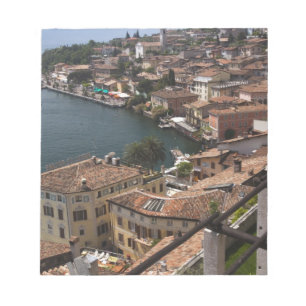 Italy, Brescia Province, Limone sul Garda. Town Notepad