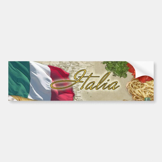 Italy Bumper Sticker (Front)