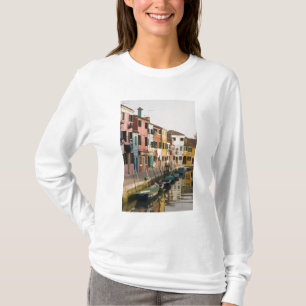 Italy, Burano. Colourful houses of line a T-Shirt