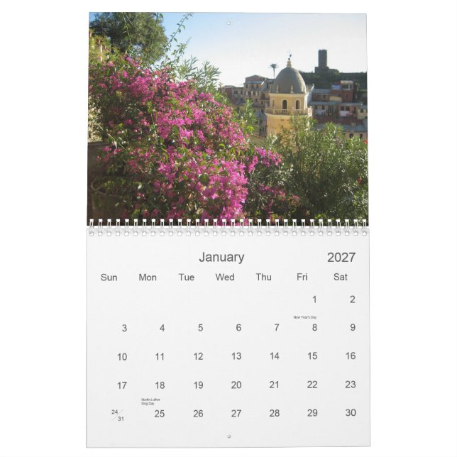 Italy Calendar (Jan 2027)