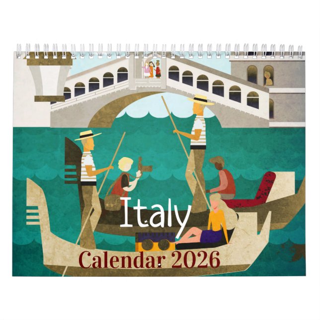 Italy Calendar (Cover)
