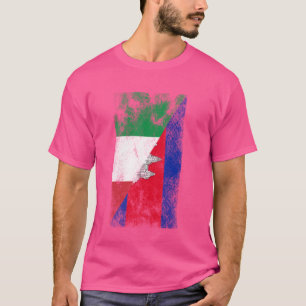 Italy Cambodia Flags - Italian Cambodian T-Shirt