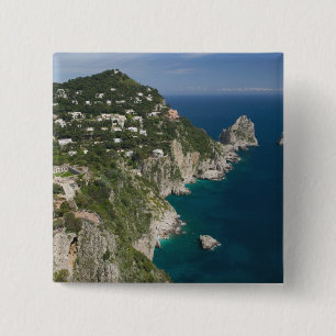 ITALY, Campania, (Bay of Naples), CAPRI: 15 Cm Square Badge