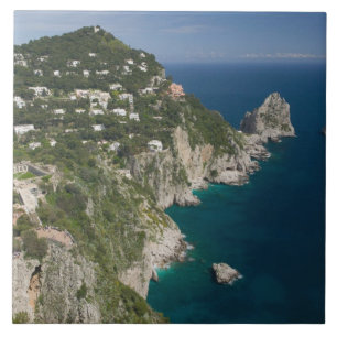 ITALY, Campania, (Bay of Naples), CAPRI: Tile