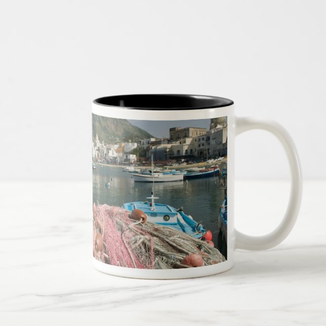 ITALY, Campania, (Bay of Naples), ISCHIA, FORIO: Two-Tone Coffee Mug (Right)