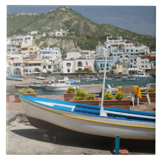 ITALY, Campania, (Bay of Naples), ISCHIA, Tile (Front)