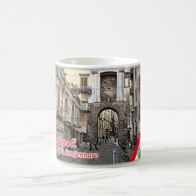 Italy - Campania - Naples - Porta San Gennaro - Coffee Mug (Center)
