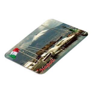 Italy - Campania - Naples - Vesuvius View - Magnet