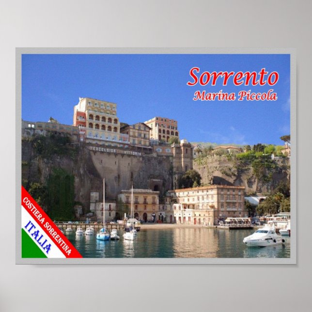 Italy - Campania - Sorrento Marina Piccola - Poster (Front)
