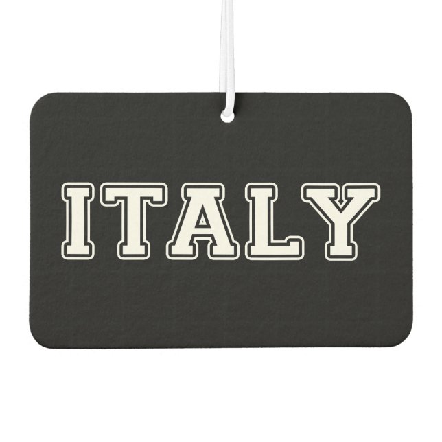 Italy Car Air Freshener (Front)